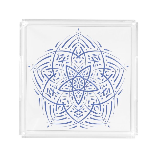 Spirit Mandala Medium Acrylic Tray (Front)