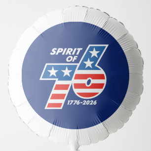 Spirit of 76 - America's 250th Birthday 1776-2026 Balloon