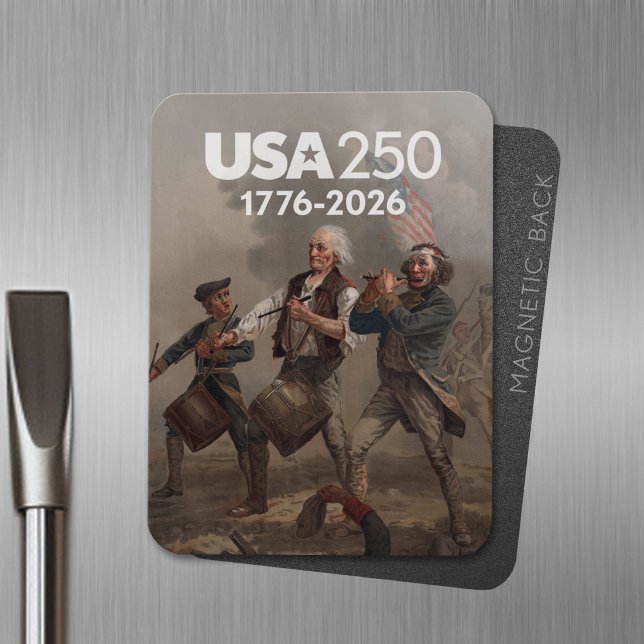 Spirit of 76 - America's 250th Birthday Magnet (Spirit of 76 Magnet - Celebrate America)