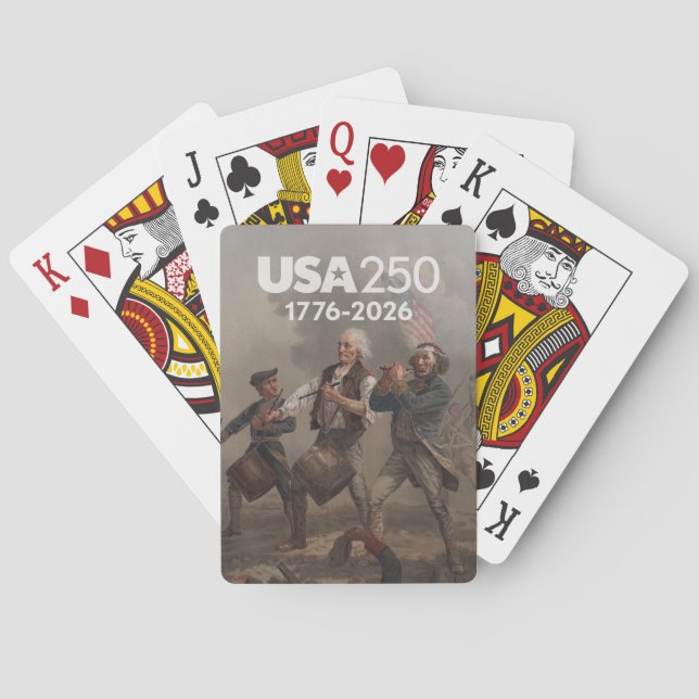 Spirit of 76 - America's 250th Birthday Poker Cards (Back)