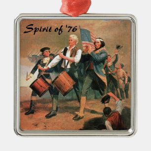 Spirit of '76 metal ornament