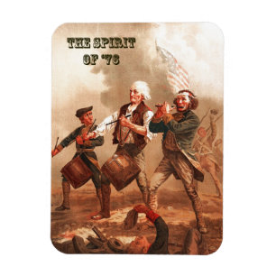 Spirit of '76. Patriotic Fine Art Magnet
