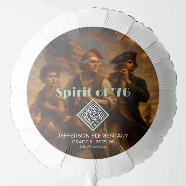 Spirit of ’76 QR • United States 250 Anniversary • Balloon (Front)
