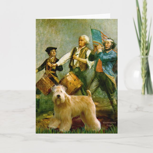 Spirit of 76 - Wheaten Terrier 2B Card (Front)
