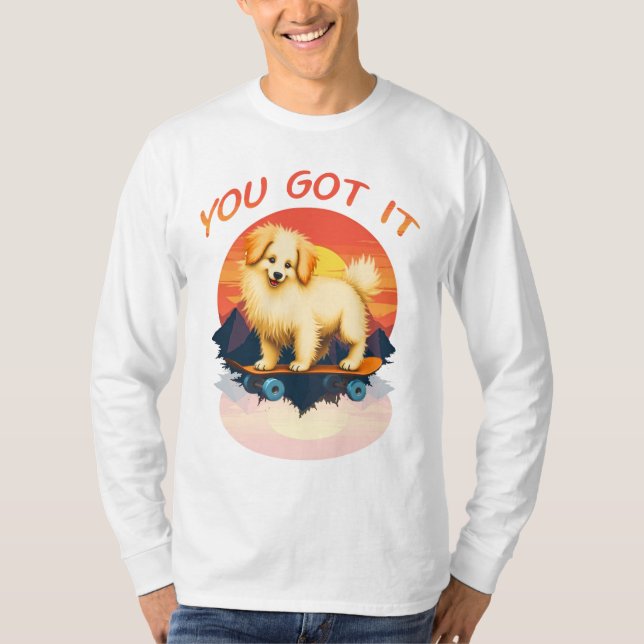 Spirit of Adventure dog T-Shirt (Front)