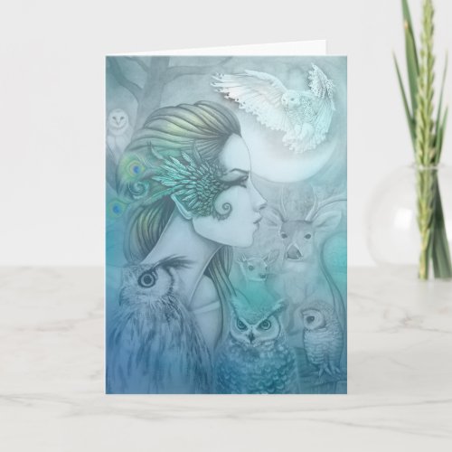 Spirit of Artemis 2 Diana Goddess Fantasy Art Card