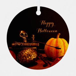 Spirit of Autumn - Still Life Metal Ornament