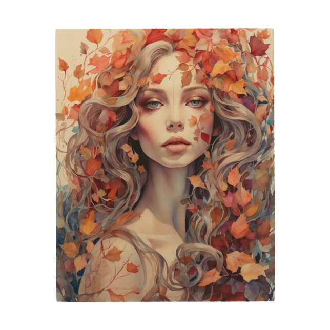 Spirit of Autumn Wood Wall Art (Front)
