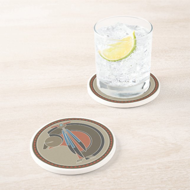 Spirit Of Bear Drink Coaster (Side)