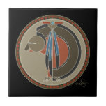 Spirit Of Bear Tile<br><div class="desc">The bear, symbol of great strength. Native American inspired contemporary styled animal spirits design in muted southwest colors. Original art of artist Margaret Loftin Whiting.</div>
