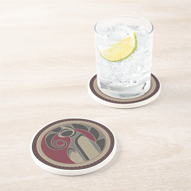 Spirit Of Cat Coaster (Side)