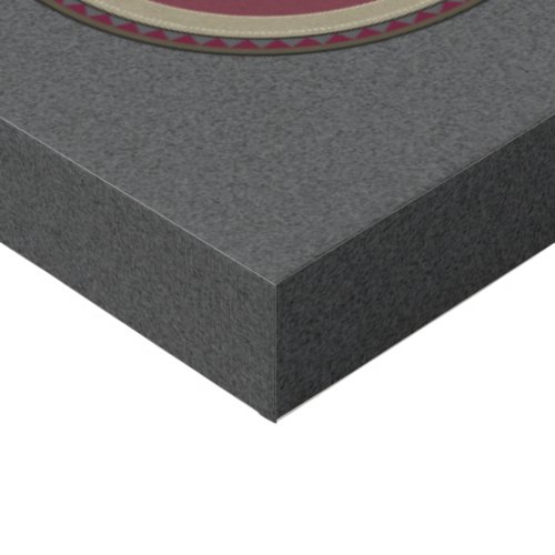 Spirit Of Cat gray background Faux Canvas Print