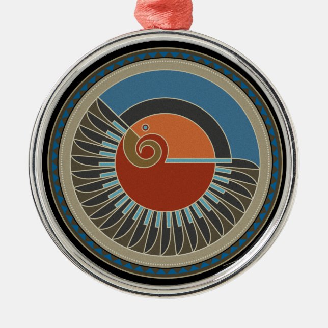 Spirit Of Eagle Metal Ornament (Front)