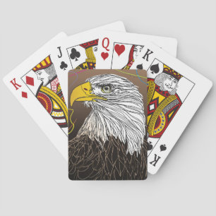 Spirit Of Eagle Poker Cards