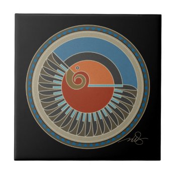 Spirit Of Eagle Tile by ArtDivination at Zazzle
