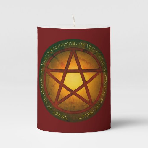 Spirit of Fire Pillar Candle