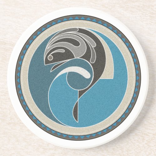 Spirit Of Fish Sandstone Coaster