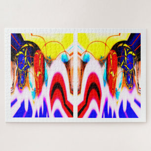 Spirit of football art jigsaw puzzle