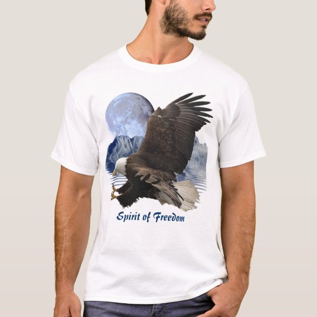 SPIRIT of FREEDOM Bald Eagle Wildlife Shirt (Front)