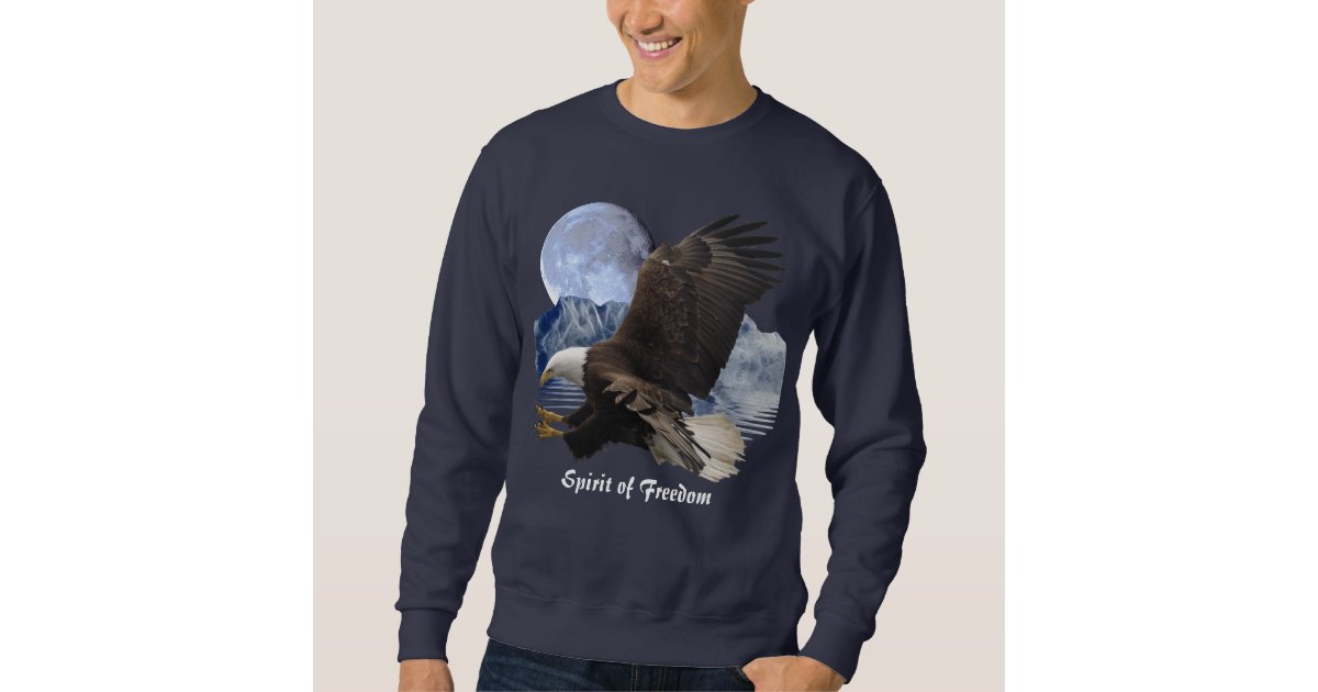 American Bald Eagle Merry Christmas Ugly Xmas Design Sweatshirt