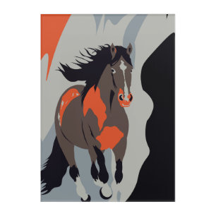 "Spirit of Freedom Horse Art" Acrylic Print