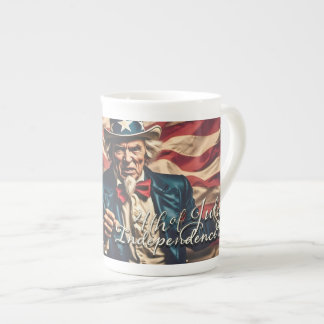 Spirit of Freedom in Red, White and Blue Bone China Mug