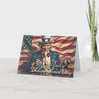 Spirit of Freedom in Red, White and Blue Card