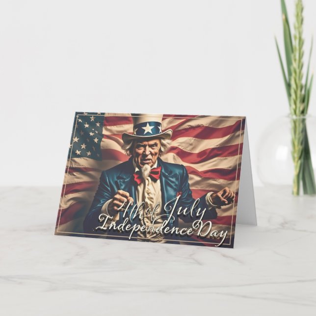Spirit of Freedom in Red, White and Blue Card (Front)