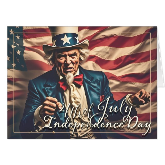 Spirit of Freedom in Red, White and Blue Card (Front Horizontal)