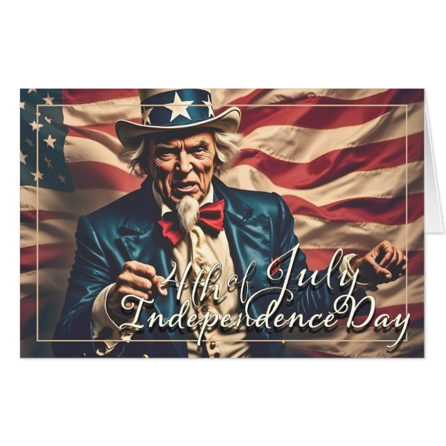 Spirit of Freedom in Red, White and Blue Card (Front Horizontal)