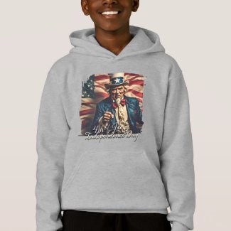 Spirit of Freedom in Red, White and Blue Hoodie