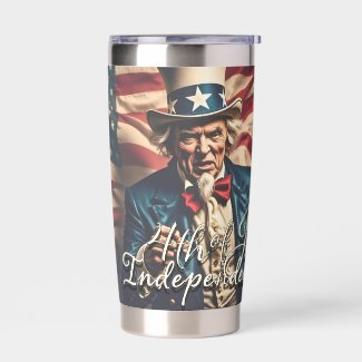 Spirit of Freedom in Red, White and Blue Insulated Tumbler