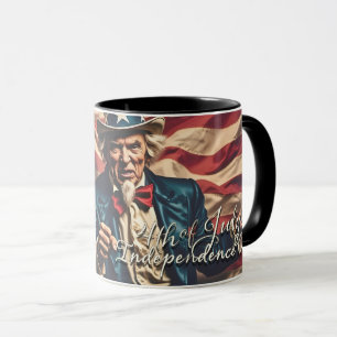 Spirit of Freedom in Red, White and Blue Mug
