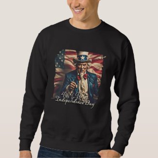 Spirit of Freedom in Red, White and Blue Sweatshirt