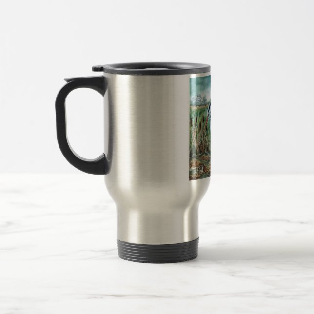 Spirit of Heron Travel Mug (Left)