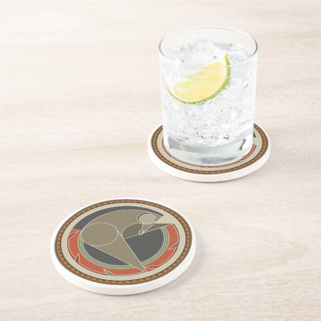 Spirit Of Horse Sandstone Coaster (Side)