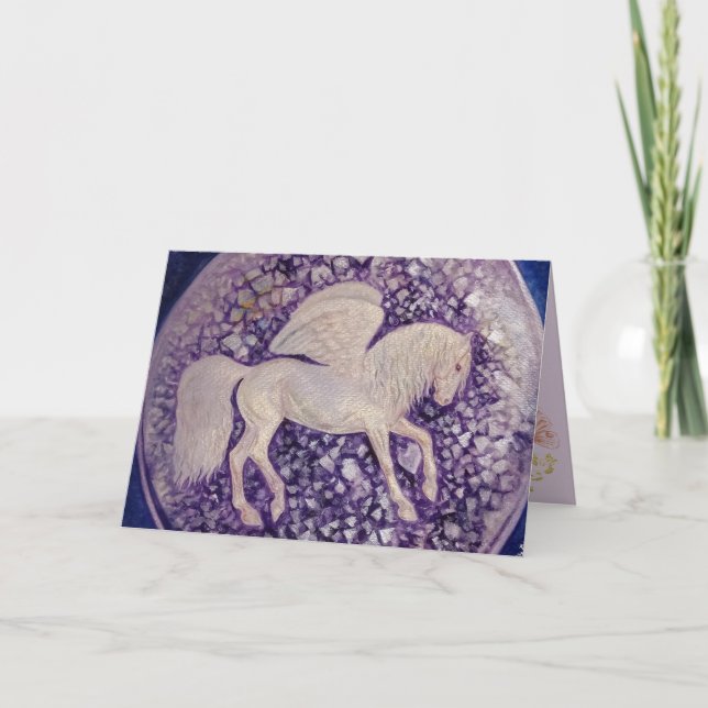 SPIRIT OF HORSE - UNICORN PURPLE JEGRIO - DH CARD (Front)