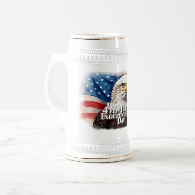 Spirit of Independence Beer Stein (Front Left)
