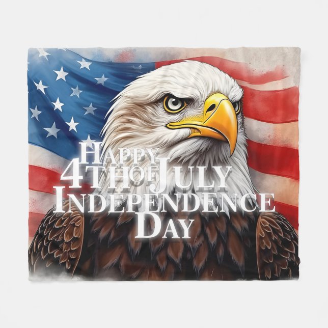 Spirit of Independence Fleece Blanket (Front (Horizontal))