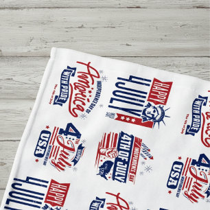 Spirit of Independence Patriotic Beach Towel