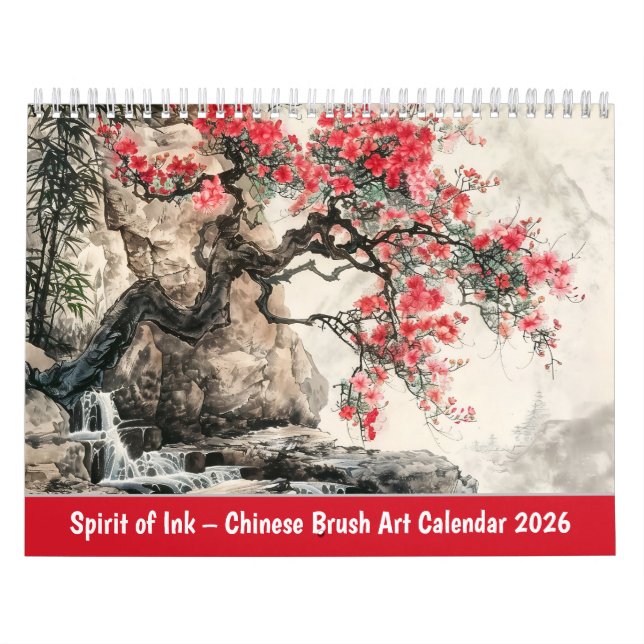Spirit of Ink – Chinese Brush Art Calendar 2026 (Cover)