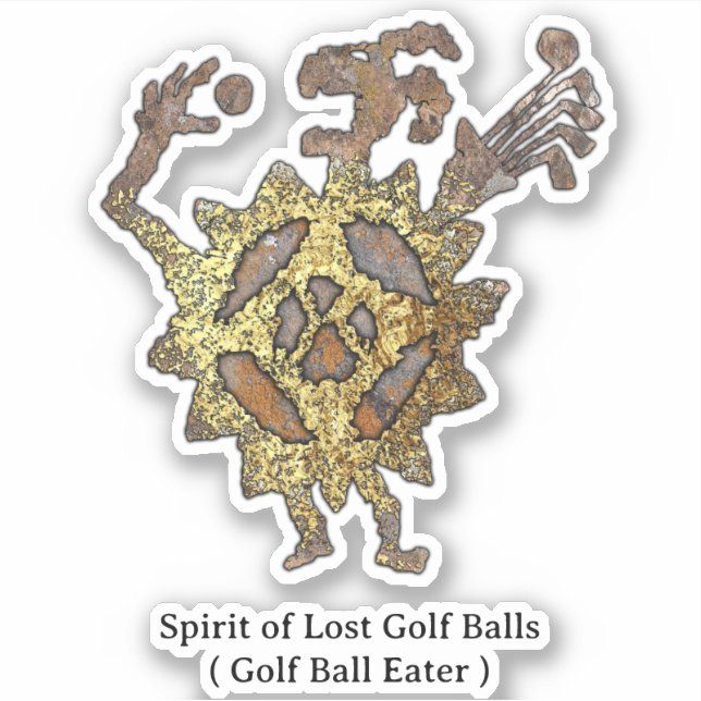 Spirit of Lost Golf Balls Sticker (Front)