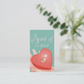Spirit of love business card (Standing Front)