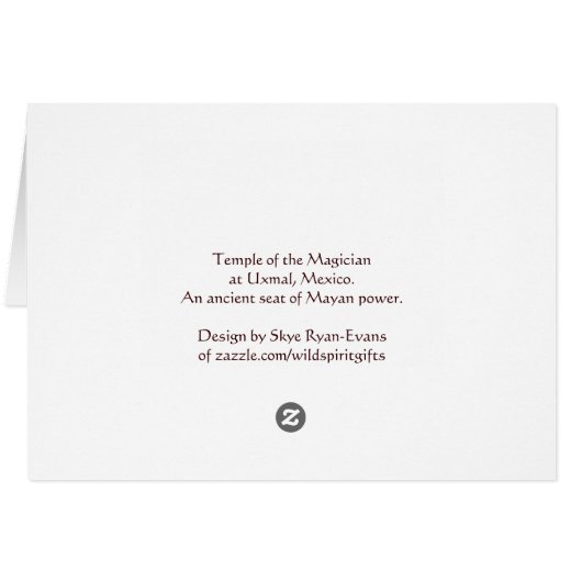 Spirit of Mexico & Peru, Mayan Incan Design (Back Horizontal)