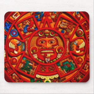 Spirit of Mexico & Peru, Mayan Incan Design Mouse Pad
