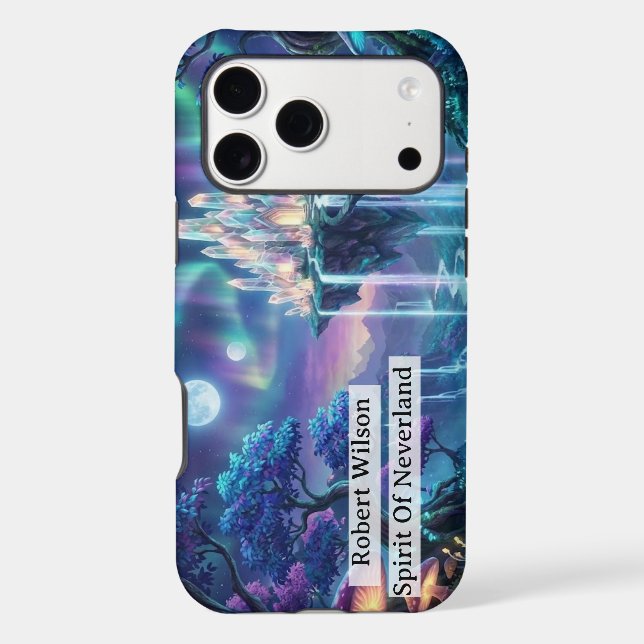 Spirit Of Neverland Never Grow Up Personalized Case-Mate iPhone Case (Back)