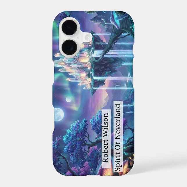 Spirit Of Neverland Never Grow Up Personalized iPhone Case (Back)