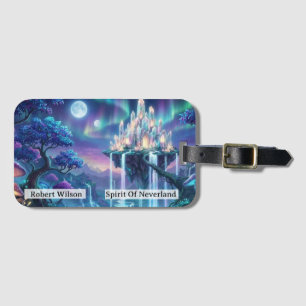 Spirit Of Neverland Never Grow Up Personalized Luggage Tag
