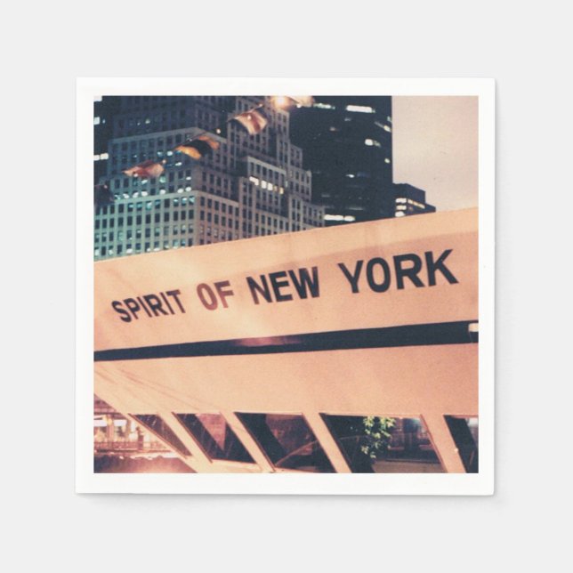 Spirit of New York cocktail napkins! Napkins (Front)