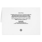 Spirit of Peace Cards (Back Horizontal)